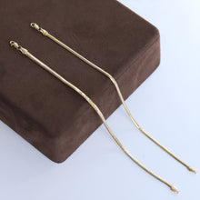 Load image into Gallery viewer, Snake Herringbone Chain Bracelet