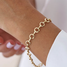 Load image into Gallery viewer, 7mm Round Link Chain Bracelet