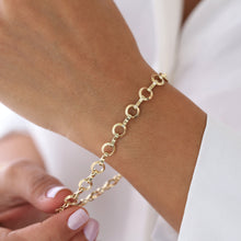 Load image into Gallery viewer, 7mm Round Link Chain Bracelet
