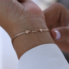 Load image into Gallery viewer, Rose Gold Snake Chain Bracelet