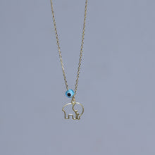 Load image into Gallery viewer, Silhouette Elephant Necklace
