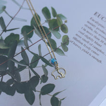 Load image into Gallery viewer, Silhouette Elephant Necklace
