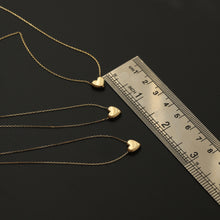 Load image into Gallery viewer, Mini 3D Gold Heart Necklace