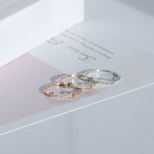 Load image into Gallery viewer, NEW Mini Double Stranded Diamond Ring