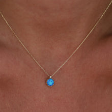 Load image into Gallery viewer, Gold Mini Opal Necklace