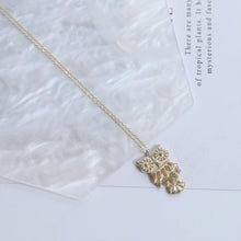Load image into Gallery viewer, Dainty Owl Necklace