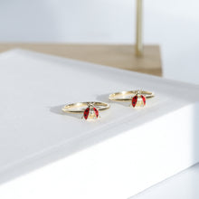 Load image into Gallery viewer, Dainty Ladybug Ring