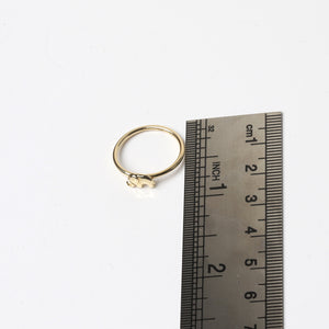 14K Gold Elephant Ring, Minimal Stackable, Good Fortune Symbol, Rose Gold, White Gold, Yellow Gold