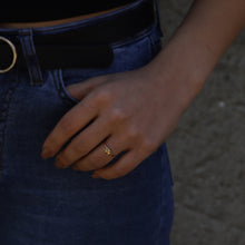 Load image into Gallery viewer, 14K Gold Elephant Ring, Minimal Stackable, Good Fortune Symbol, Rose Gold, White Gold, Yellow Gold
