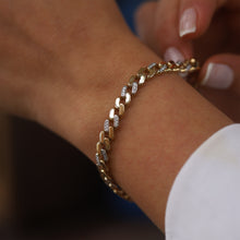 Load image into Gallery viewer, Diamond Curb Chain Bracelet
