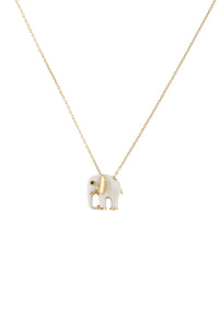 White Elephant Necklace