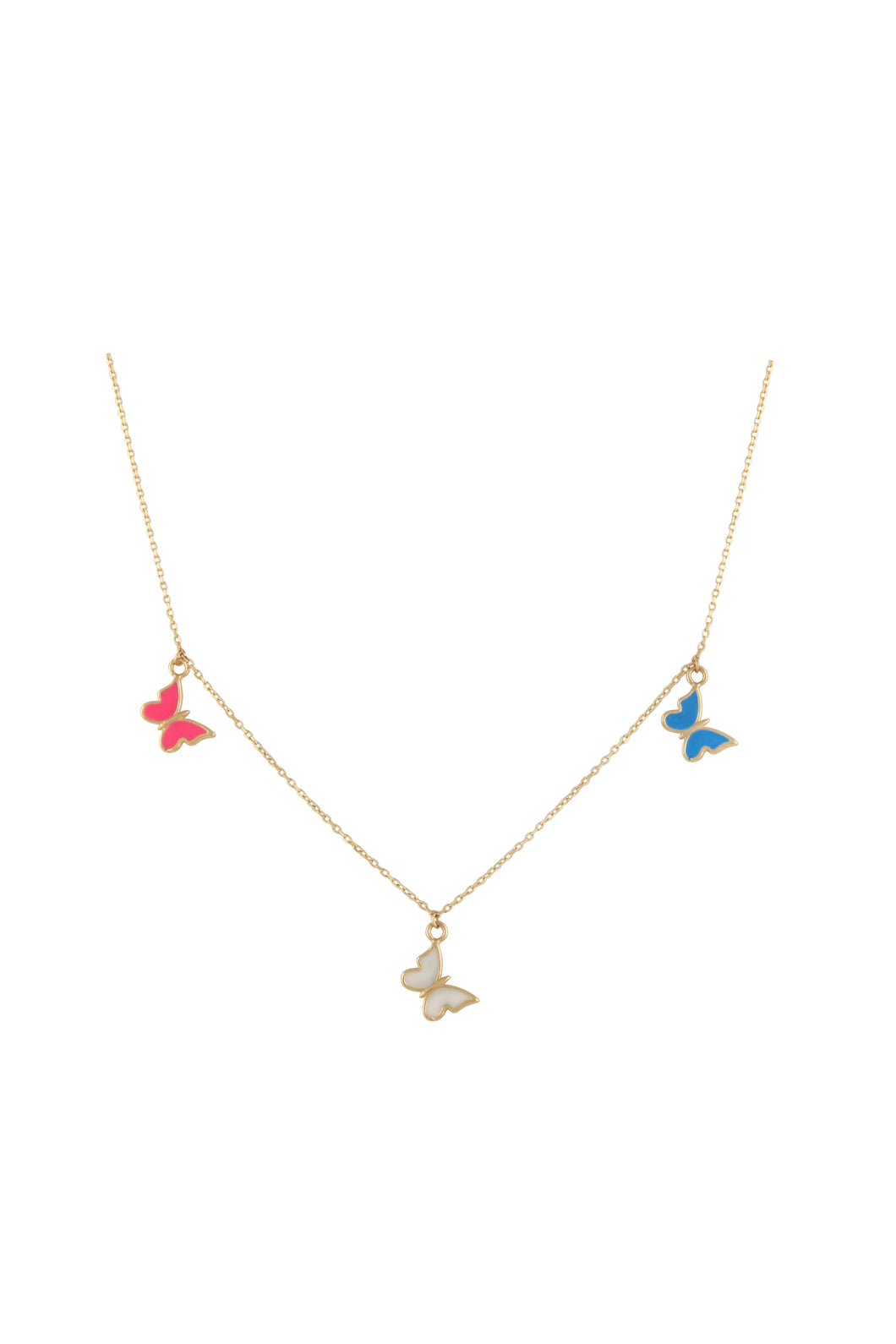 Trio-Butterfly Necklace