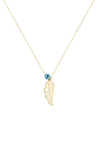 Load image into Gallery viewer, Gold Angel Wing Necklace
