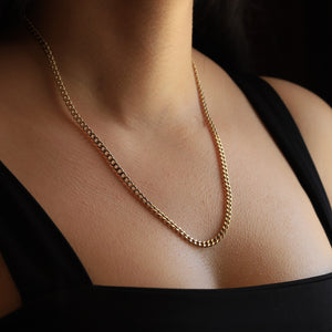 Curb Chain Necklace 3mm