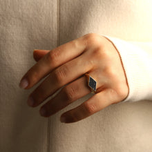 Load image into Gallery viewer, Pavé Diamond Kite Shaped Ring
