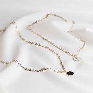 Personalized Gold Mini Initial Necklace