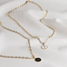 Load image into Gallery viewer, Personalized Gold Mini Initial Necklace
