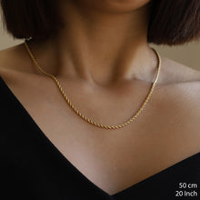 Load image into Gallery viewer, Rope Chain Necklace

