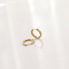 Load image into Gallery viewer, Mini Huggie Earrings with Cubic Zirconia
