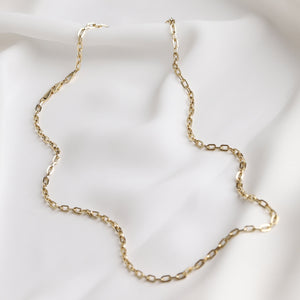 Bold Link Staple Chain Necklace