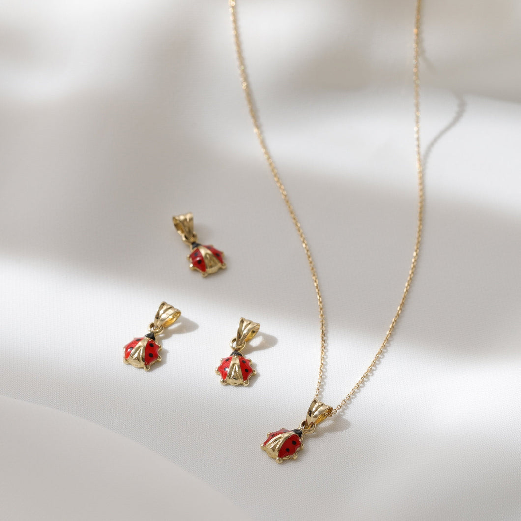 Ladybug Pendant Necklace