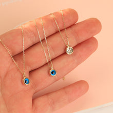 Load image into Gallery viewer, Dainty Evil Eye Necklace
