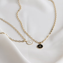 Load image into Gallery viewer, Personalized Gold Mini Initial Necklace
