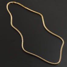 Load image into Gallery viewer, Figaro Wheat Chain Necklace
