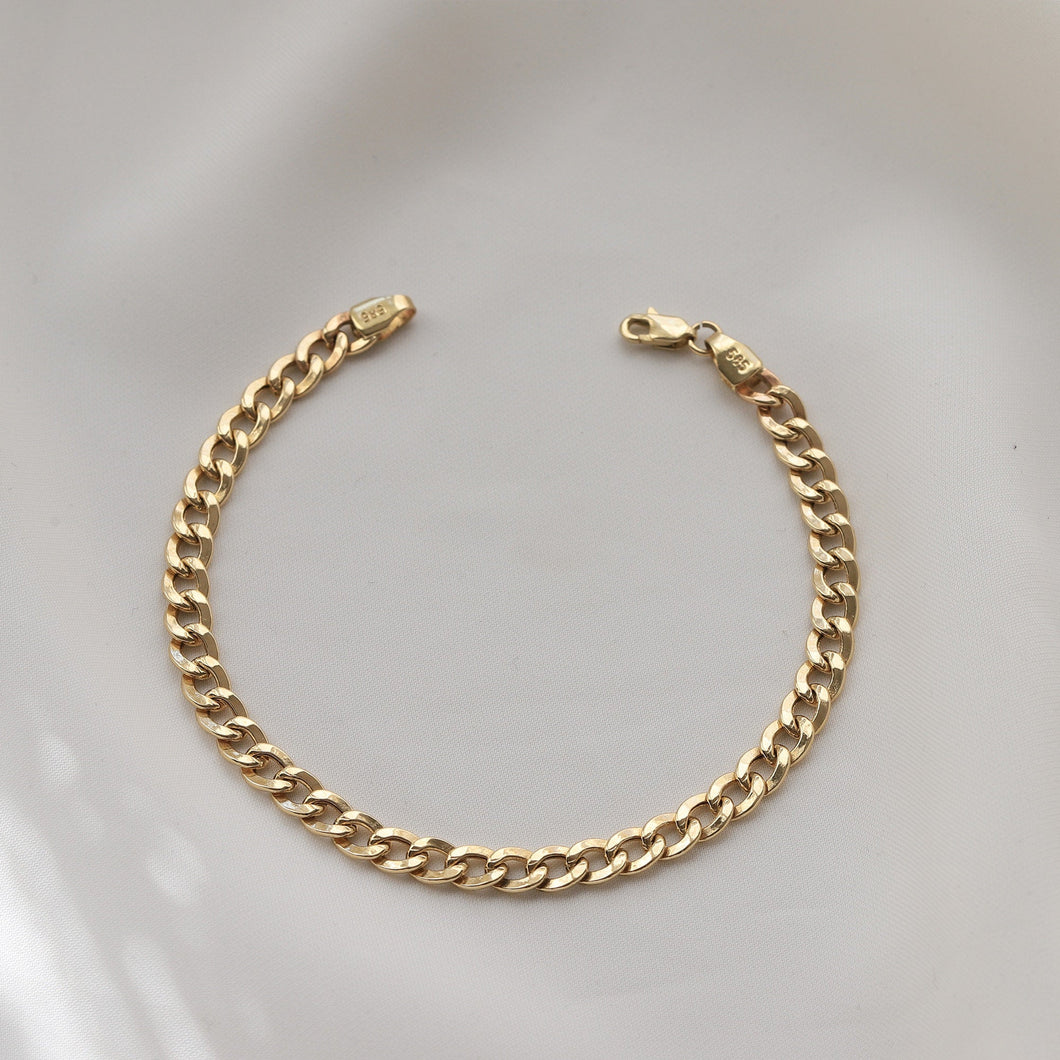 Cuban Link Curb Chain 5mm Bracelet