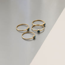Load image into Gallery viewer, Mini Evil Eye Stackable Ring
