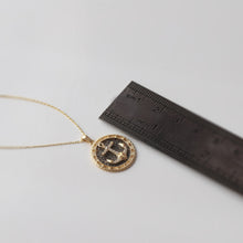 Load image into Gallery viewer, Anchor Medallion Necklace
