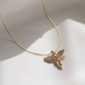 Angel Cherub Pendant Necklace
