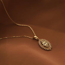 Load image into Gallery viewer, Baguette Zirconia Diamond Necklace
