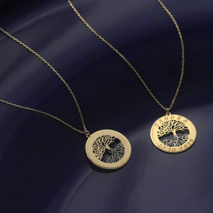 Tree of Life- Engraveable Necklace