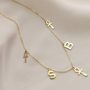 Personalized Ankh necklace