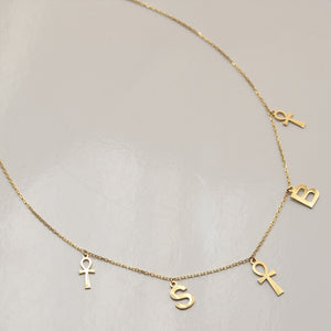 Personalized Ankh necklace
