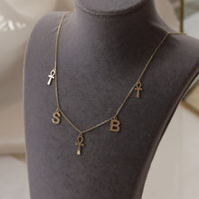 Load image into Gallery viewer, Personalized Ankh necklace
