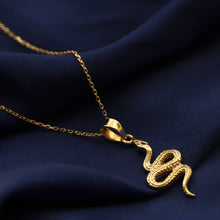 Load image into Gallery viewer, Serpent Pendant Necklace
