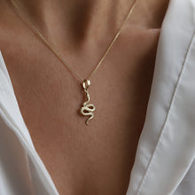 Load image into Gallery viewer, Serpent Pendant Necklace

