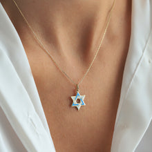 Load image into Gallery viewer, Star of David Pendant Necklace
