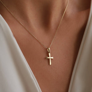 Simple Cross Necklace