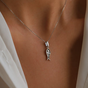 Dainty Fish Necklace