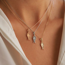 Load image into Gallery viewer, Dainty Fish Necklace
