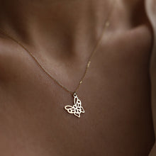 Load image into Gallery viewer, Dainty Lace Effect Butterfly Necklace
