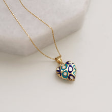 Load image into Gallery viewer, Turquoise Heart Necklace
