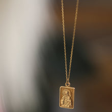 Load image into Gallery viewer, Textured Virgin Mary Necklace
