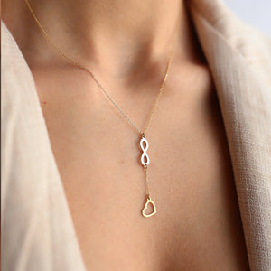 Infinity Love Pendant Necklace