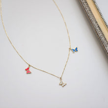 Load image into Gallery viewer, Trio-Butterfly Necklace

