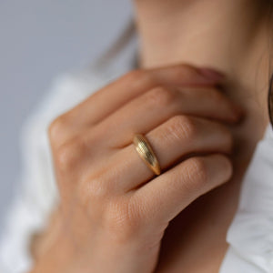 Textured Dome Ring