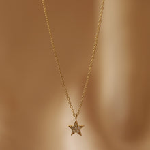 Load image into Gallery viewer, Diamond Mini Star Pendant Necklace
